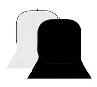 StudioKing Background Board BBT-01-20 panneau de fond blanc/noir 400x150 cm pliable double face