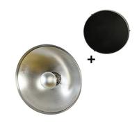 StudioKing Beauty Dish argenté SK-BD420 42 cm avec nid d'abeille
