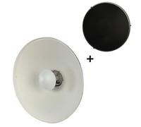StudioKing beauty dish blanc SK-BD550W 55 cm avec nid d'abeille