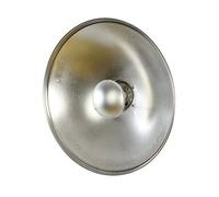 StudioKing Beauty Dish SK-BD550 55 cm argenté avec grille nid d'abeille et bague d'adaptation Falcon Eyes