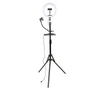 StudioKing LED Vlog Set SK-K190 avec Lampe Annulaire et Support de Micro