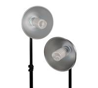 StudioKing PK-KS11 kit d'éclairage lumière du jour avec 2 lampes spirales 85W, trépieds et sac de transport