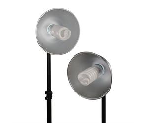 StudioKing PK-KS11 kit d'éclairage lumière du jour avec 2 lampes spirales 85W, trépieds et sac de transport