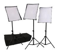 StudioKing SB03 kit d'éclairage continu 3x135W avec softbox pour photo et vidéo
