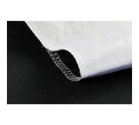 StudioKing toile de fond 2,7x5 m blanc/noir réversible avec ourlet