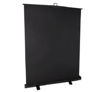 StudioKing Toile de fond enroulable FB-150200FB 150x200 cm Noir