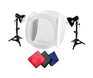StudioKing WTK75 kit photo studio professionnel avec tente lumineuse et fonds 75 cm