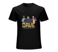 STUDO&PCRA Men's Dave The Diver Cotton Shirt Black L