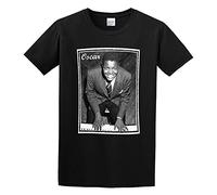 STUDO&PCRA Men's Jazz Legend Oscar Peterson T-Shirts Black M