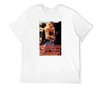 STUDO&PCRA Men's Lone Wolf Mcquade Chuck Norris Movie 80S Action Film Fan T-Shirts White S