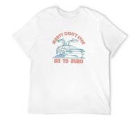 STUDO&PCRA Men's Marty Goes Never in 2020 Ethnic T-Shirts White 3XL