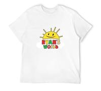 STUDO&PCRA Men's Ryans World Mens Ryan's Toys Review Birthday Child Cotton Short Sleeve Shirt T-Shirts White XL