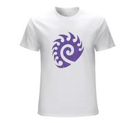 STUDO&PCRA Men's Starcraft II 2 Video Game Zerg Vintage Shirt Black T-Shirts White 3XL