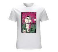 STUDO&PCRA Men's Taxi Driver Travis Bickle Disturbia Retro Robert De NIRO Hipster 70S 80 T-Shirts White XXL