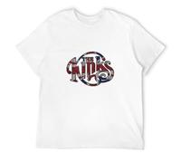 STUDO&PCRA Men's The Kinks Flag Logo T-Shirts White XL