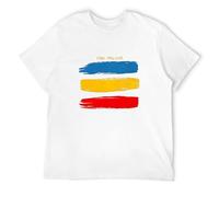 STUDO&PCRA Men's The Police Synchronicity T-Shirts White L
