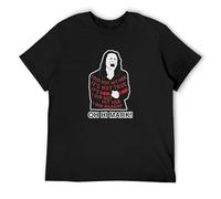 STUDO&PCRA Men's Tommy Wiseau The Room Did Not Hit Her Oh Hi Mark Funny Cult Movie Film T-Shirts Black XL