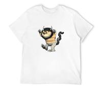 STUDO&PCRA Men's Where Wild Things are Retro Ren Book Movie T-Shirts White XL