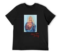 STUDO&PCRA Trisha paytas Jesus T Shirt 173DMN Men's T Shirt Black XXL