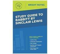 Study Guide To Babbitt By Sinclair Lewis