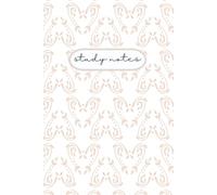 Study Notes Notebook: Lined Notebook for College, University & High School Students | 6 x 9 | 120 Pages | Wide Ruled: Perfect for lectures, class ... college courses and everyday school use.