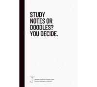 Study notes or doodles? You decide.: Where genius plans and stick figures coexist.