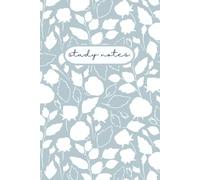Study Notes: Student Notebook for School, College & University: Lined Notebook for Lecture Notes, Class Notes, Revision, Study Planning and Daily Learning | 120 Pages | 6 x 9 Inches