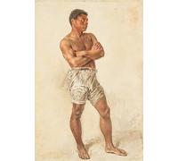 Study of a Young Model (ca. William Henry Hunt (24 x 36)