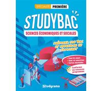 Studybac Sciences économiques et sociales - Spécialité Première Préparer son Bac et apprendre en s'amusant - Eric Keslassy - Studyrama Eds - broché - Scolaire / Universitaire