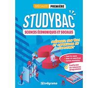 Studybac Sciences économiques et sociales - Spécialité Première: Préparer son Bac et apprendre en s'amusant