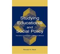 Studying Educational And Social Policy