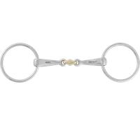 Stübben STEELtec Filet 2 Anneaux 2en1 "Cuivre Doux" Double Brisure - 14,5 cm