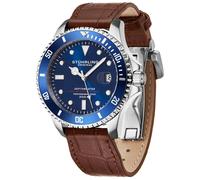 Stührling Depthmaster 883Leather.07 - Homme - 42 mm - Analogique - Automatique - Verre saphir