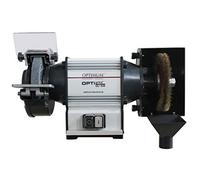 Stürmer 3101600 Optimum GU 15B Ponceuse combinée avec disque abrasif et brosse ronde sans entretien