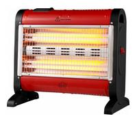 STUFA ELETTRICA AL QUARZO SA9424 1600W - NERO/ROSSO
