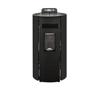 STUFE A PELLET ITALIA Boston 9 KW WiFi | Poêle à Granulés à Air Ventilé Efficacité 91% Chauffe 80m² Autonomie 21H Programmable Contrôle à Distance WiFi 5 Vitesses et Puissances Garantie 24 Mois Noir