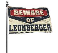 Stuff For Boys Room Beware Of Leonberger Flag Patio Bar Accessoires Man Cave Bar (60 x 90 cm)