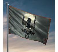 Stuff For Boys Room Death On A Swing Under A Full Moon Flag Accessoires Bar Drapeau RV (120 x 180 cm)