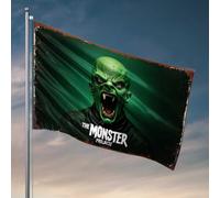 Stuff For Boys Room The Monster Projects: A Green Horror Portrait Flag Accessoires Home Bar Drapeau RV (120 x 180 cm)
