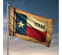 Stuff For Your Room Drapeau de l'État du Texas avec drapeau étoile pour camping-car, décoration de plage pour la maison (30 x 45 cm)