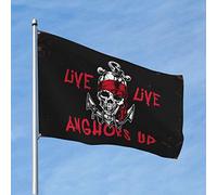 Stuff For Your Room Live Life Anchors Up Flag Funny Husband Gifts Funny Wall Flags (152 x 244 cm)