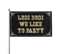 Stuff For Your Room Lodi Dodi We Like To Party Drapeau de décoration vintage pour les garçons (152 x 244 cm)