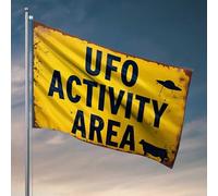 Stuff For Your Room Zone d'activité OVNI : un panneau mystérieux drapeau décoration de chambre pour homme (120 x 180 cm)