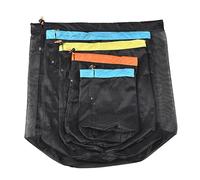 Stuff Sack Small, Nylon Mesh, Lightweight Drawstring Storage, Bag Set Breathable Stuff, Ditty Sacks For Sleeping Camping, Traveling, Hiking, Gear Organization, 115g