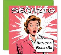 Stuff4 60ème carte d'anniversaire drôle femme - Années drôles - Carte d'anniversaire amusante pour maman, grand-mère, tante, sœur, petite amie, collègue 145 mm