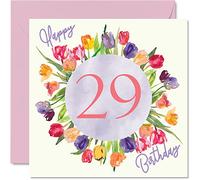 Stuff4 Belles cartes d'anniversaire pour 29e anniversaire pour femme