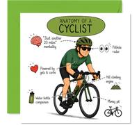 Stuff4 Carte d'anniversaire amusante, humour de cyclisme