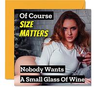 Stuff4 Carte d'anniversaire humoristique pour femme, sœur, adulte, meilleure amie, 145 mm x 145 mm