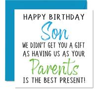 Stuff4 Cartes d'anniversaire amusantes pour fils de la part de parents