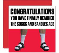 Stuff4 Cartes d'anniversaire grossières pour homme - Not a Good Look - Carte d'anniversaire pour papa, frère, fils, grand-père, oncle ami, 145 mm x 145 mm